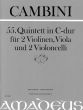 Cambini Quintet No.55 C-major 2 Violins-Viola-2 Violoncellos (Score/Parts) (Bernhard Pauler)