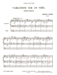 Dupre Variations sur un Noel Op.20 Orgue