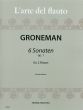 Gronemann 6 Sonaten Op.1 2 Flöten oder Violinen (Spielpartitur) (Gerhard Braun)