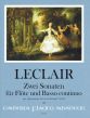 Leclair 2 Sonatas (from Quatrieme Livre de Sonates [1743]) Op.4 No.2 e-minor & Op.4 No.7 G-major) (Morgan) (Continuo W.Kostujak)