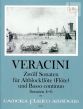 Veracini 12 Sonaten Vol.2 No. 4 - 6 Treble Recorder [Flute]-Bc (edited by Winfried Michel)