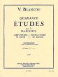 Blancou 40 Etudes Vol.1 Clarinette (Delecluse)