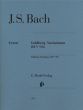 Bach Goldberg Variationen BWV 988 Klavier (Edition WITHOUT Fingering) (edited by Rudolf Steglich) (Henle-Urtext)