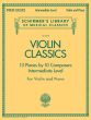 Violin Classics for Violin and Piano (13 Pieces by 10 Composers)