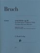 Bruch 8 Pieces Op.83 for Clarinet[Violin]-Viola[Violoncello] and Piano Score/Parts (Edited by Annette Oppermann - Fingering by Klaus Schilde) (Henle-Urtext)
