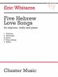 5 Hebrew Love Songs Soprano-Violin-Piano