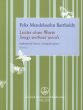 Mendelssohn Lieder ohne Worte Gitarre (arr. Peter Korbel)