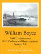 Boyce 12 Triosonaten Vol.3 No.7 - 9 2 Violinen und Bc (Part./Stimmen) (Harry Joelson)