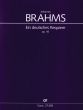 Brahms Ein Deutsches Requiem Op. 45 SB soli-SATB-Orchester Partitur (Herausgeber Günter Graulich)