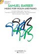 Barber Music for Violin and Piano (Book with Audio online) (arr. Jerry Lanning)