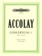 Accolay Concertino No.1 a-minor Violin and Piano (edited by Franziska Matz)