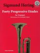 Hering 40 Progressive Etudes Trumpet (Bk-Audio Access Code)