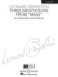 Bernstein 3 Meditations from Mass for Cello and Orchestra (Score)