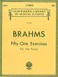 Brahms 51 Exercises Piano