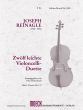 Reinagle Leichte Violoncello Duette Vol.1 (No.1 - 7) (for the use of beginners) (Huttenbach)