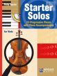 Starter Solos (20 Progressive Pieces) (Viola-Piano)