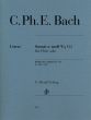 Bach Sonate a-moll WQ 132 fur Flote Solo (Herausgeber Marion Beyer) (Henle-Urtext)