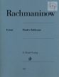 Rachmaninoff Etudes-Tableaux for Piano (edited by Dominik Rahmer) (Henle-Urtext)