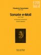 Sonate e-moll Op.87 Violoncello und Klavier