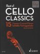 Best of Cello Classics Violoncello and Piano (15 Famous Concert Pieces)