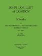 Loeillet Sonata F major Op.1 No.1 Treble Recorder [Flute/Oboe/Tenor Recorder] and Bc (Priestman IX) (Edited Robert Paul Block)