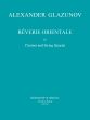 Glazunov Reverie Orientale Clarinet- 2 Violins-Viola-Violoncello (Parts) (William Martin)