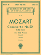 Mozart Concerto No.22 E-flat Major KV 482 Reduction 2 Pianos Edited by E Bischoff