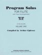 Album Program Solos Vol.1 (Flute-Piano) (edited by Arthur Ephross)