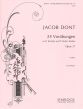 Dont Vorubungen zu Kreutzer und Rode Op.37 Violine (edited by Carl Flesch)