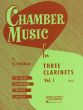 Chambermusic for 3 Clarinets Vol.1 (Score) (Himie Voxman)