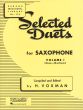 Voxman Selected Duets for Saxophone Vol.1 (Easy-Medium)