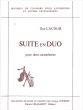 Lacour Suite en Duo 2 Saxophones Alto