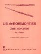 Boismortier 2 Sonaten 2 Flöten (C-Dur / g-moll) (Kurt Schlenger)