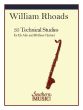 Rhoads 35 Technical Studies for Alto & Bass Clarinet