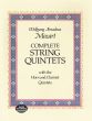 Mozart Complete String Quintets: with the Horn and Clarinet Quintet) Full Score