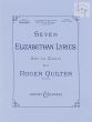 7 Elizabethan Lyrics Opus 12 Low Voice