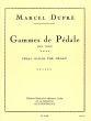 Dupre Gammes de Pedale pour Orgue