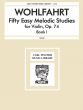 Wohlfahrt 50 Easy Melodious Studies Op.74 Vol.1 violin