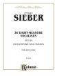 Sieber 36 Eight-Measure Vocalises Op.94 Alto