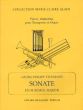 Telemann Sonate Sib-majeur Trompette et Orgue (Marie-Claire Alain)