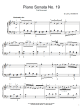 Piano Sonata No. 19, 1st Movement