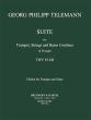 Telemann Suite No. 1 D-major TWV 55:D8 Trumpet-Strings-Bc (piano reduction) (edited by Robert Paul Block)