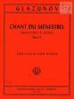 Chant du Menestrel Op. 71 Cello and piano