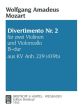 Mozart Divertimento No.2 B-flat major KV Anh.229 2 Vi.-Vc.