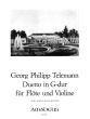 Telemann Duetto G-dur TWV 40:111(aus "Der getreue Music=Meister") Flöte[Altblfl.]-Violine (Hermien Teske)