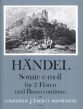 Handel  Triosonate e-moll HWV 395 for 2 Flutes and Bc (Edited by Bernhatd Pauler - Continuo by Willy Hess)