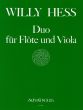 Hess Duo Op.89 (1977) fur Flote und Viola