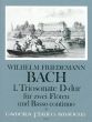 Bach 1. Triosonate D-dur 2 Floten - Basso Continuo (Falck 37) (Elisabeth Weinzierl, Edmund Wächter)