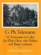 Telemann Trio Sonata G-major TWV 42:G13 Flute-Oboe[Vi.]-Bc