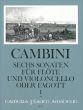 Cambini 6 Sonaten Vol. 1 No. 1 - 3 Flöte und Violoncello oder Fagott (Bernhard Pauler)